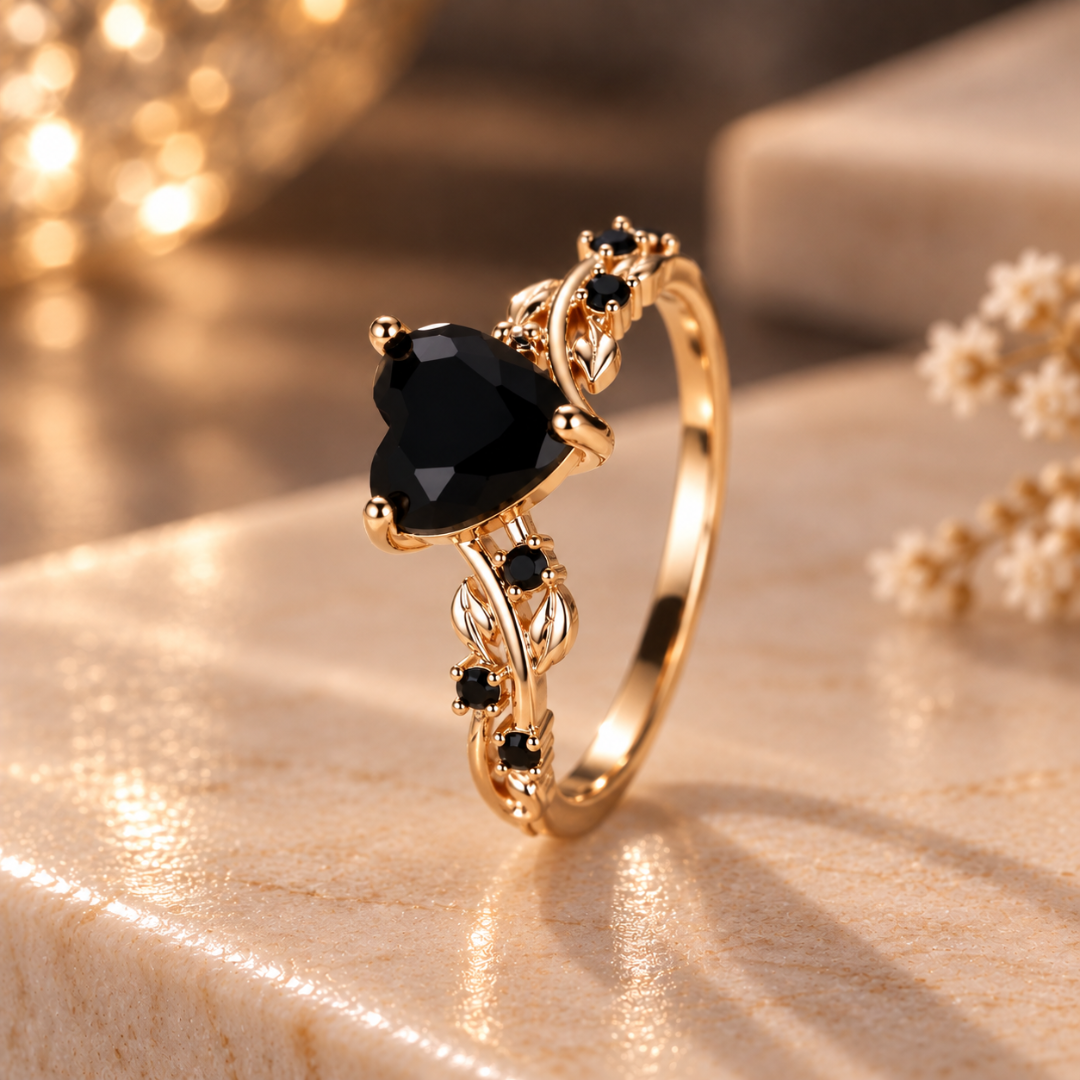Luxe Pearl Rose Gold Heart
