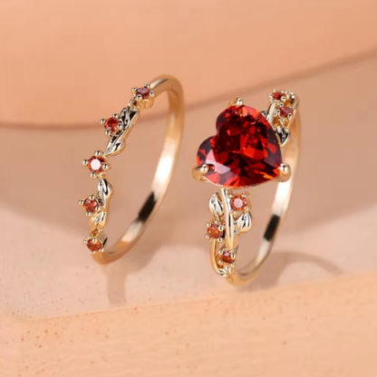 Luxe Pearl Rose Gold Heart